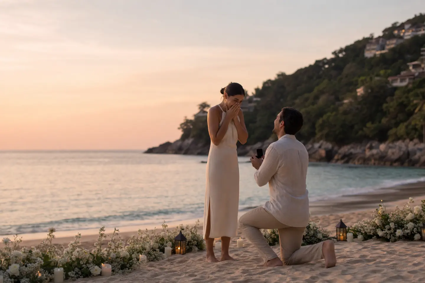 One question. One evening. One perfect “Yes.” at Promthep Cape, Phuket, Thailand